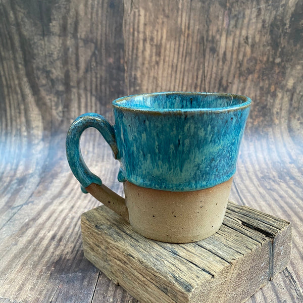 Half Naked Turquoise Ceramic Mug