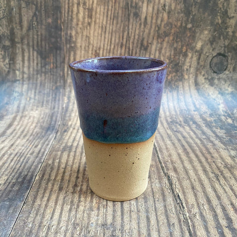 Half Naked Purple Ceramic Tumbler