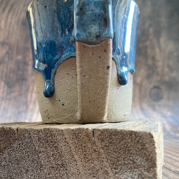 Half Naked Blue Ceramic Mug