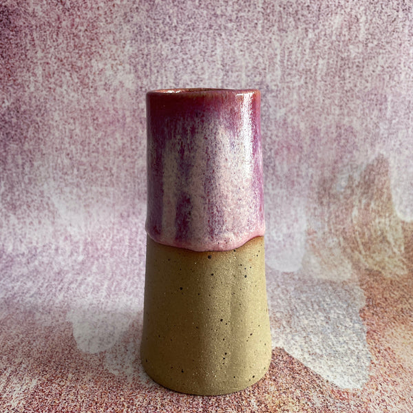 Half Naked Pink Ceramic Vase