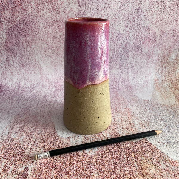 Half Naked Pink Ceramic Vase